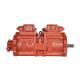 Red Excavator Hydraulic Pump System , R215-7 Kawasaki Hydraulic Pump K3v112dt