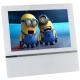 21.5inch White Media Player 1080p High Definition Video Display Screen Android Network Advertising Display with WIFI