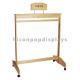 Retail Store Wooden Display Racks Leather Belt Display Stand
