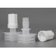 PP / PE Plastic Cap On Pour Spouts For Compound Soft Package Bag