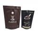 250g 500g Custom Printed Stand Up Coffee Bean Pouches Heat Sealed Matte/Glossy Zipper Packaging For Coffee
