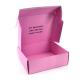 Pink Colored Corrugated Mailing Boxes for Cosmetic Brushes Aircraft Transport