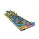 Inflatable Large Theme Park With Maze Obstacles Big Slides Ball Pool