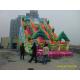 Colorful 0.55mm PVC tarpaulin Amusement Park Giant Commercial Inflatable Slides YHS 028
