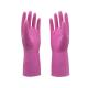 Latex Household Rubber Gloves Cotton Flocklined Waterproof Anti Chemicals