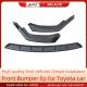Abrasion Resistant Front  Car Bumper Lip Pointed Shape For Toyota Allion