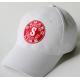 Black Cotton Curved Brim Baseball Cap Golf Hat With Custom White Patch