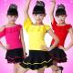 Children dance Latin dance skirt dress new girls dancing uniforms your LOGO can be printed