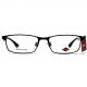 FM7077 Rectangle Stainless Steel Optical Frames 54-17-140 Size with 140mm Temple Length