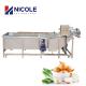Air Bubble Vegetable And Fruit Washing Machine Cleaner Industrial High Efficient