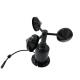 Mini Anemometer 3 Cup Wind Speed Measuring Device with -20C-60C Temperature Range