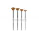 1 Set 4 Size Body Paint Brushes Fan Brush Pen for Oil Acrylic Water Painting Artist