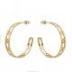 14K Gold Plated Thick Hoop Earrings Pack Chunky Hoops Set Hypoallergenic Small Hoop Jewelry