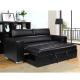Modern sofa furniture transformer folding sofa set with arms chair +3seater adjustable headrest functional sofa bed