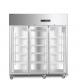 1500L 2 To 8 Degree High Quality Pharmacy Refrigerator R134a With Three Glass Doors