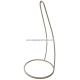 Small Indoor Single Swing Metal Hammock Chair Stand Taupe , Hanging Chair Stand