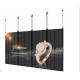 Waterproof Mesh Transparent LED Glass Wall P3.91-7.82 Full Color 160H/140V Viewing Angle 1920-3840Hz Refresh Rate
