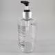 300ml Clear PET Shampoo Bottle Silk Screen Custom Made Pump 10oz Transparent Body Lotion Shower Gel Packaging Bottle