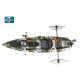 LLDPE Electric Powered Fishing Kayak With Trolling Motor For Recreation