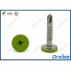 Stainless 410 Green Painted Pancake Head Metal to Metal Roofing Screws