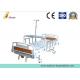 ABS Head 2 Crank Clinical Best Bed Medical Hospital Beds I.VPole (ALS-M234)