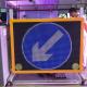 EN12966 1024*1024mm LED Traffic Signs City Road Variable Message Sign