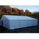 White PVC Side European Style Tents For Warehouse With Heavy Duty Materials