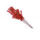 Single Bunch 6 Forks Red Peach Blossom Artificial Flowers