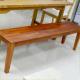 French Style 160cm Long Mahogany Solid Wood Dining Bench