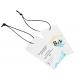 Sustainable Luxury Garment RFID Hang Tag 5*10cm Hot Stamping
