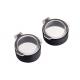 Rubber & Resin Tactical Accessories 40mm Flip - Up Riflescope Lens Covers - Clear