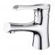Brass Ceramic modern bathroom Sink Faucets with  Single Hole