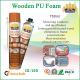 Waterproof Wooden Pu Foam Spray / Seals 750ml For Door Frame And Window