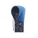 Breathable Neck Warmer Face Mask , Blue Polar Fleece Customized Balaclava Ski Mask Speed Dry