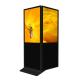 Indoor Touch Screen Information Kiosk Ultra Slim Digital Totem Double Face 49 Inch