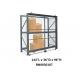 Visible / Ventilated Wire Mesh Pallet Cages , 8 Gauge Wire Shelving Security Cage