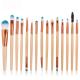 2020 populor Lise Monde 20pcs make up brushes with excellent quality cases