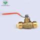 Water DZR Brass 1X1'' No Leakage Push Fit Ball Valves