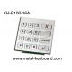 Rugged Stainless Steel Industrial Numeric Keypad with 16 Keys for Check - in Kiosk