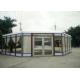 Octagonal Marquee Party Tent Wood Grain -30 To 70 °C Temperature Resistance