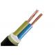 Round Standed / Shaped 2 Core PVC Cable , Two Core Power Cable Flameproof