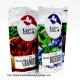 Zipper Top Custom Packaging Bags Recyclable Snack Stand Up Colorful For Blueberry