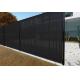 8 Foot Privacy Curved Metal Fence 2.43m Panel Height 3d