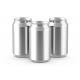 B64 Lid 330ml Sleek Food Grade Blank Aluminum Cans