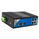 10/100Mbps 4 Port Industrial POE Switch , Ethernet Switch 100 Mbps
