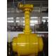 Low Operating Torque WCB / WC6 / A105, Trunnion Mounted Fully Welded Body API Ball Valve