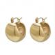 Stainless Steel PAVOI 14K Gold Plated  Post Chunky Hoops | Thick Lightweight Gold Hoop Earrings for Women