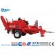 Transmission Line Stringing Equipment Hydraulic Cable Puller With Electric Starting Engine