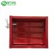 Mechanical Switch Red Aluminum Return Air Grille With Adjustable Opposed Blade Damper