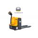 Super Light Walkie Type Electric Pallet Truck 1800kg With Side Way Battery